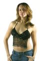 Ladies Black Halter Top