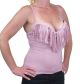 Pink Women Halter Top with Fringe