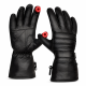 Dream Apparel Men’s Leather Motorcycle Gloves Touchscreen Compatible Winter Riding Wind Resistant