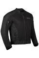 Men’s Mesh Motorcycle Jacket with Removable Armor, Reflective Back Panel, Waterproof Zip-Out Lining