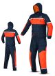 Dream Apparel 2-Piece Black & Orange Rain Suit