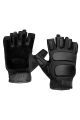 Men's Leather Motorcycle Gloves with Knuckle Protection, Anti-Skid Palm Grip, Soft Padding