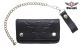 Naked Cowhide Leather Multi-Pocket Wallet - Winged V-Twin Engine Graphic