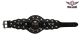 Biker Wristband with Chopper Crosses
